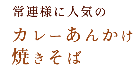 カレーあんかけ